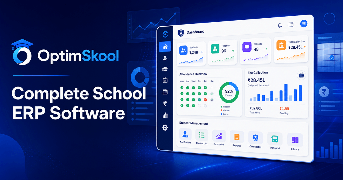 Best School ERP Software in India | School Management System | OptimSkool